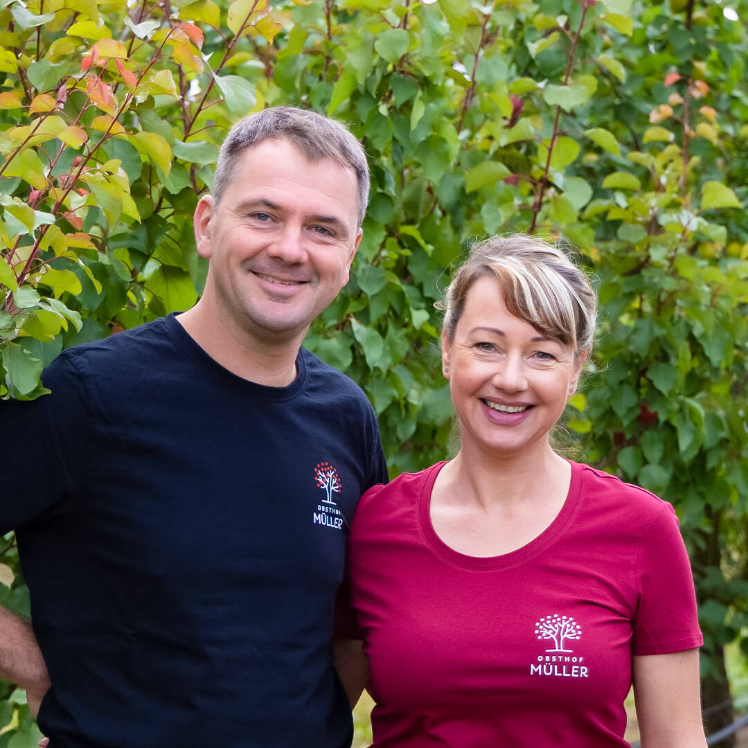 Familie Müller vom Obsthof Müller in Querfurt