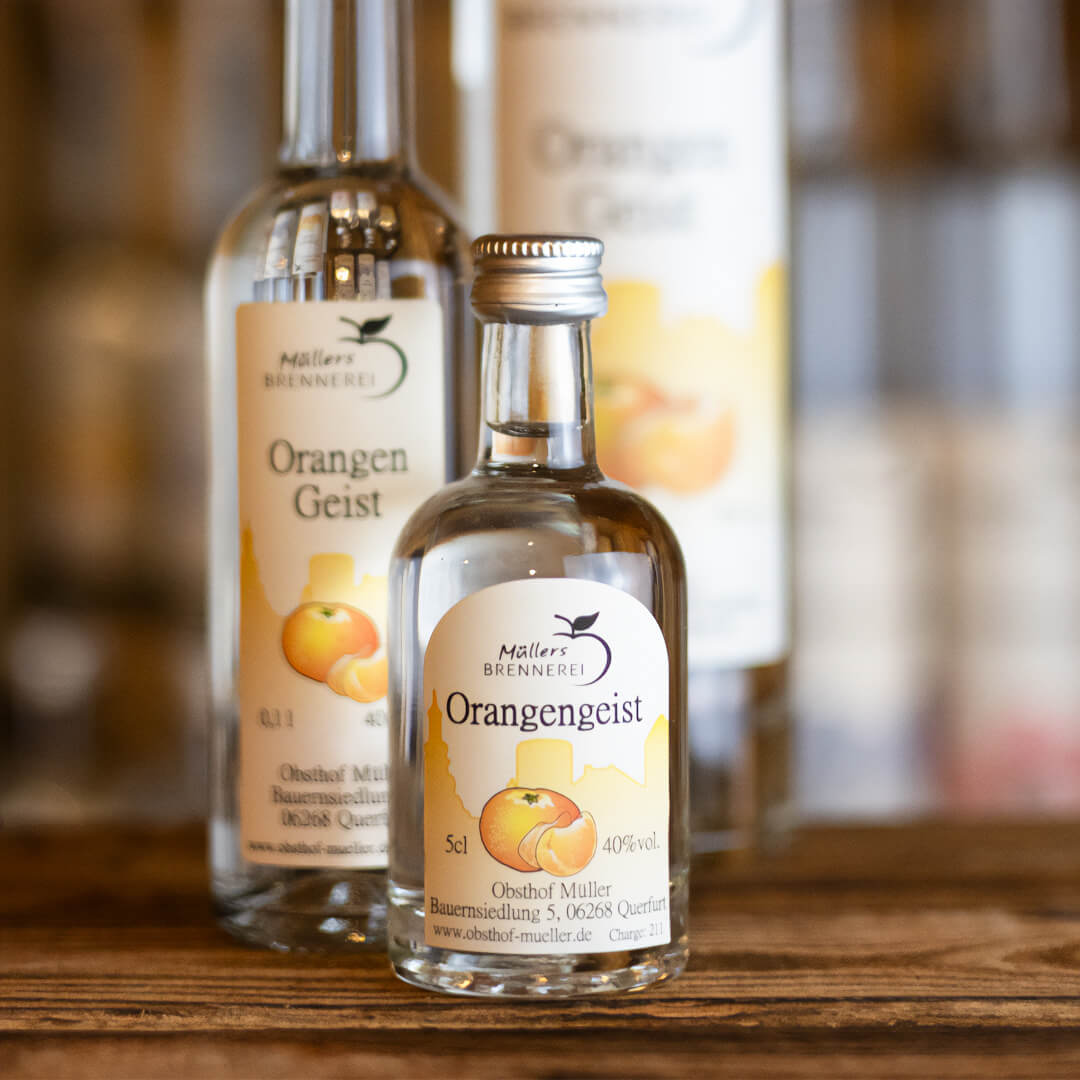 Orangengeist aus Müllers Brennerei in Querfurt