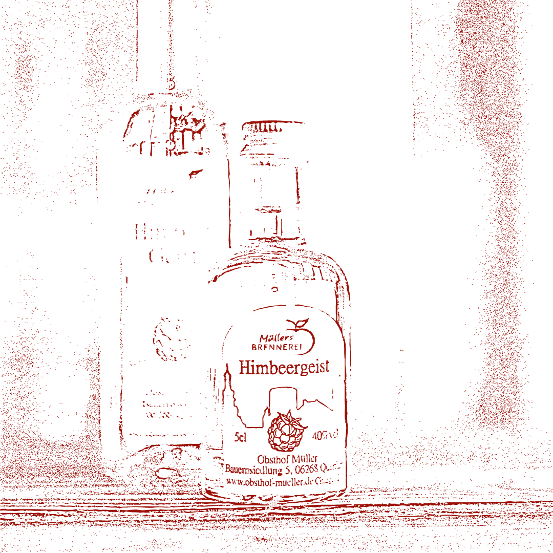Himbeergeist vom Obsthof Müller