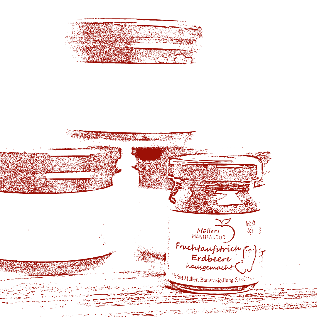 Fruchtaufstrich Erdbeere vom Obsthof Müller