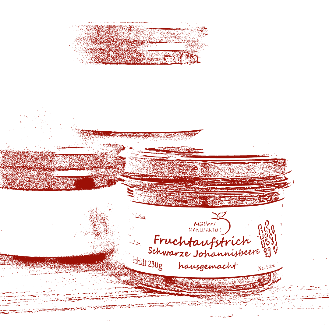 Fruchtaufstrich Schwarze Johannisbeere vom Obsthof Müller