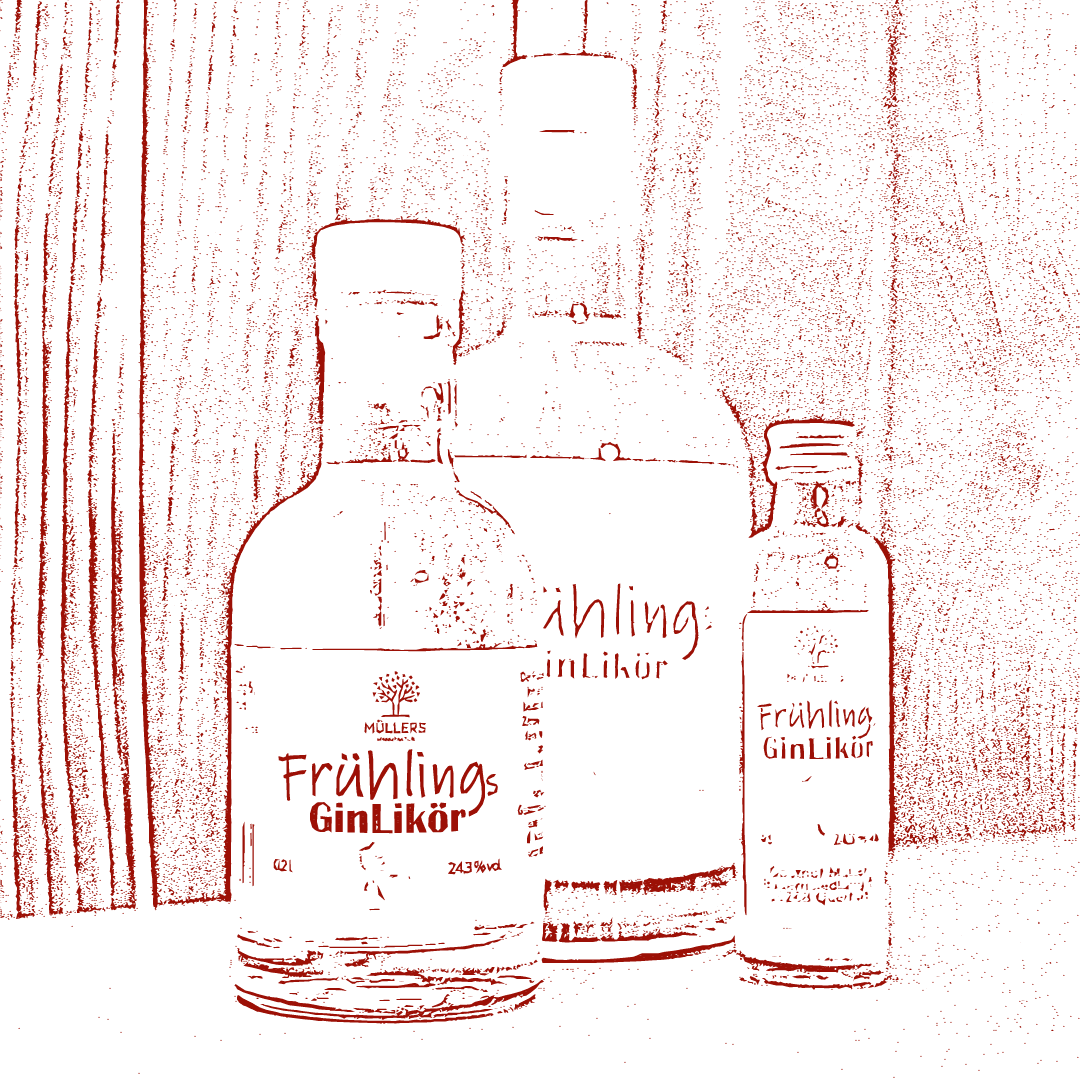 Frühlings-Gin-Likör vom Obsthof Müller