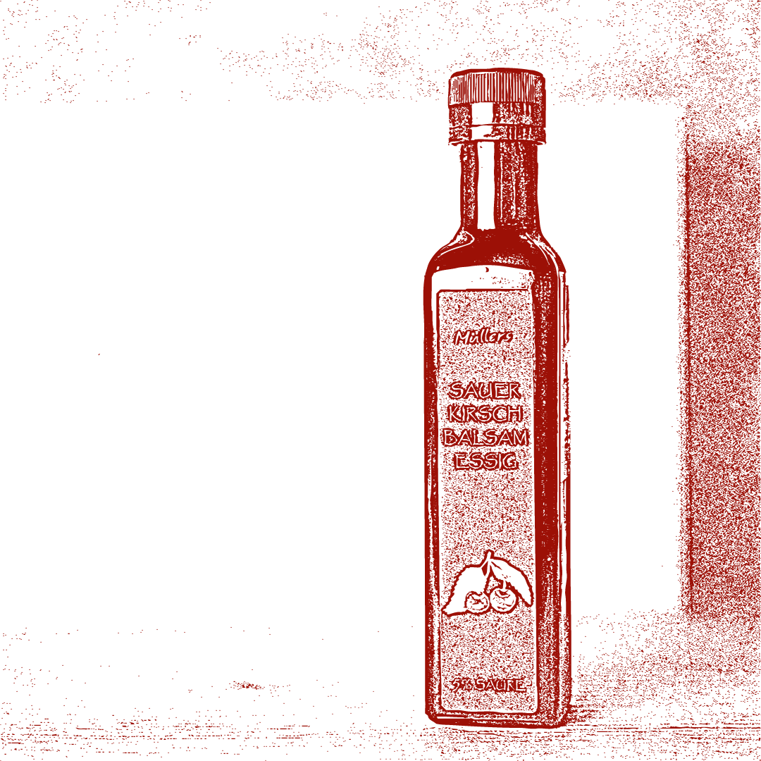 Sauerkirsch Balsam Essig vom Obsthof Müller