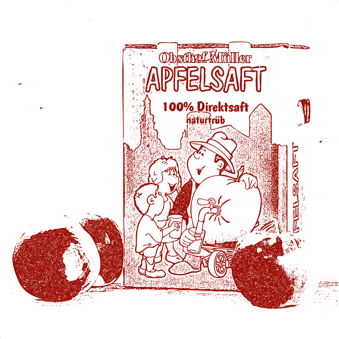 Apfelsaft vom Obsthof Müller