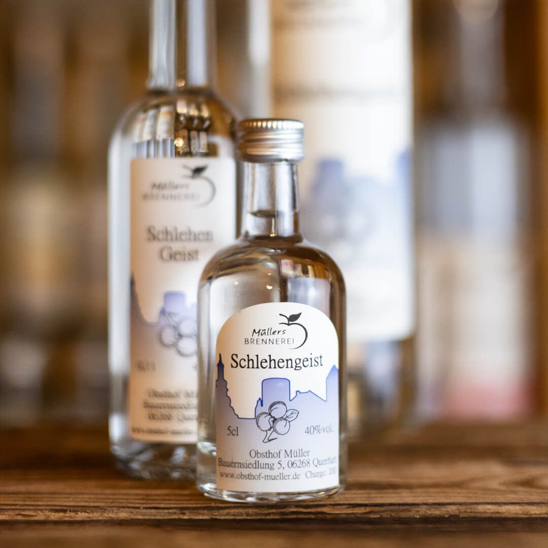 Schlehengeist aus Müllers Brennerei in Querfurt